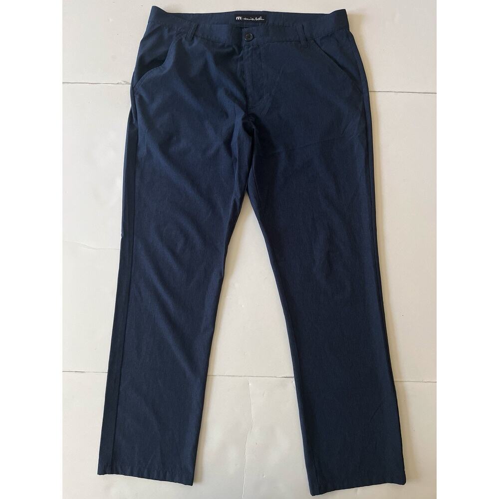 Travis Matthew Golf Pants Men 34x29 Navy Blue Lightweight Stretch Performance